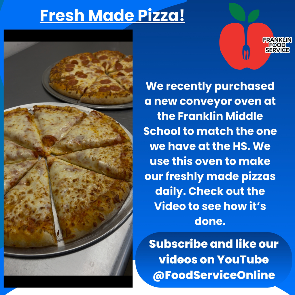 Fresh Made Pizza Posting