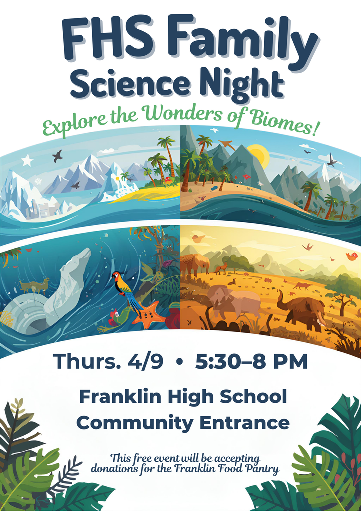 Family Science Night Biome Poster
