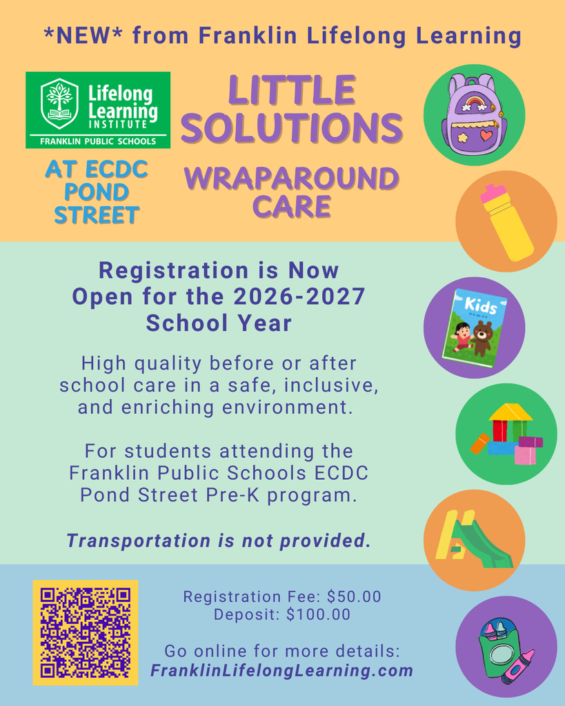 ECDC Pond Street wraparound care for the 2026-2027 school year.