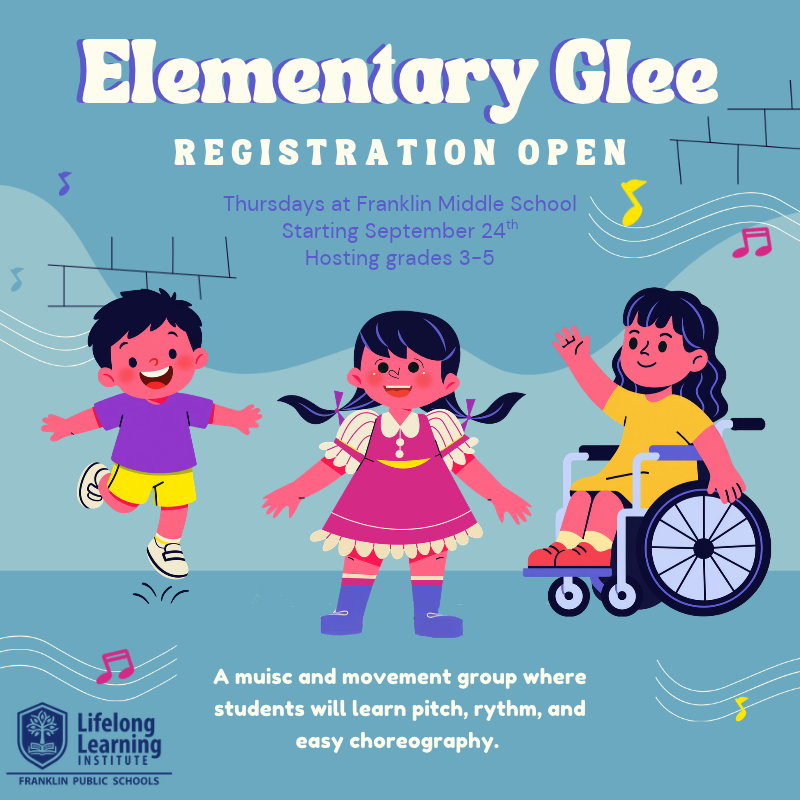 Elementary Glee Registration Open