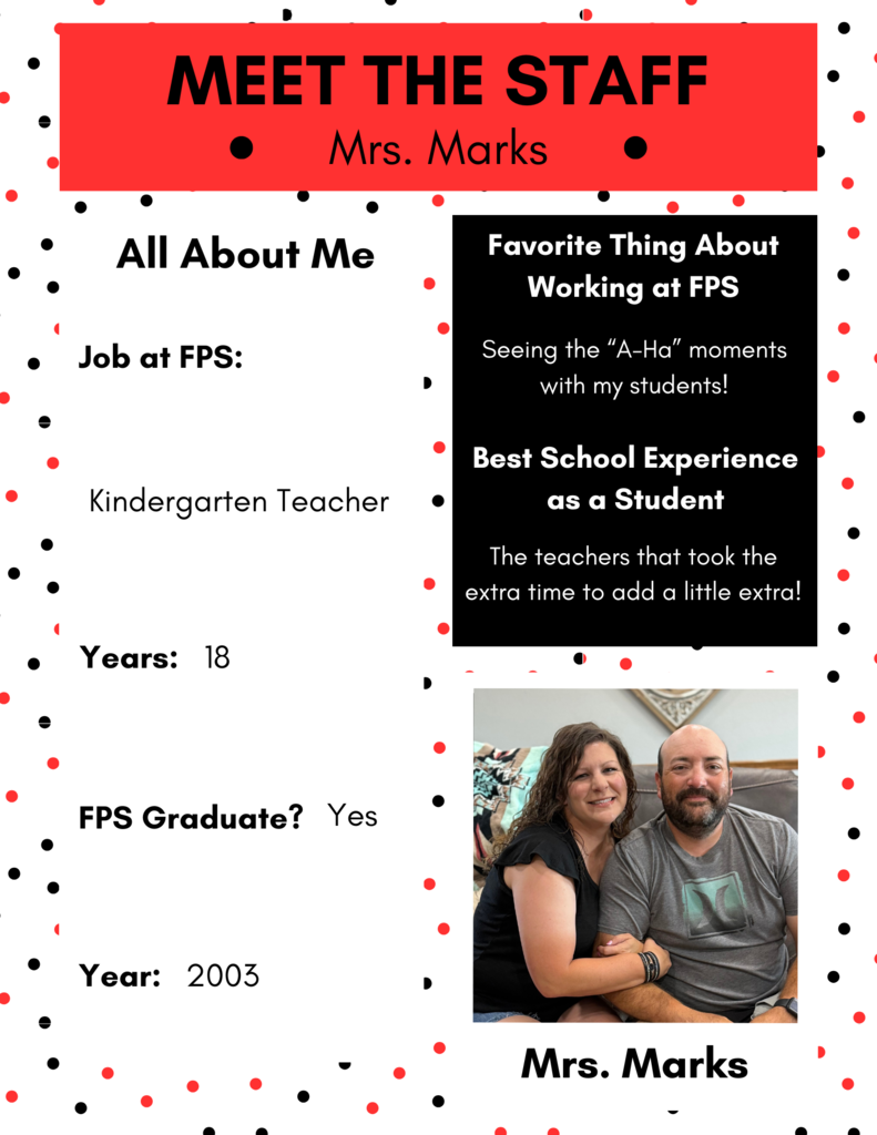 Meet the Staff! Mrs. Marks
