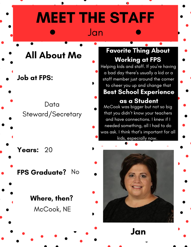 Meet the Staff! Jan