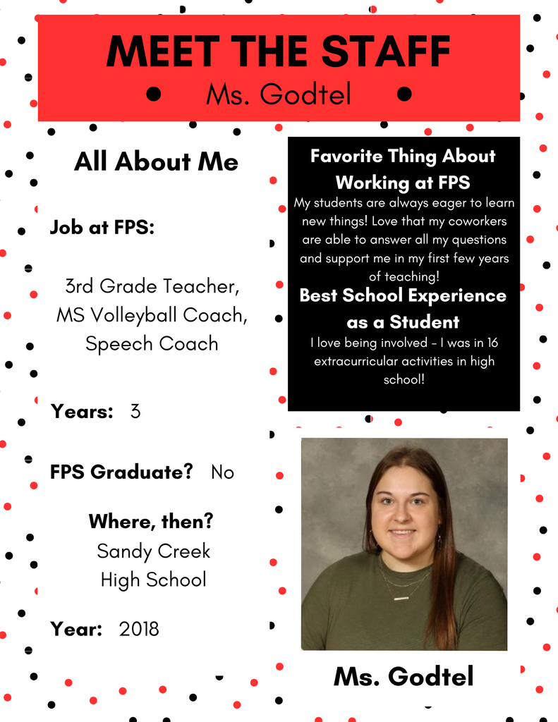 Meet the Staff! Ms. Godtel