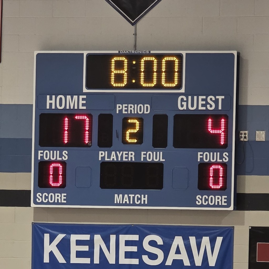 1st quarter of the Lady Flyers against the Blue Devils.