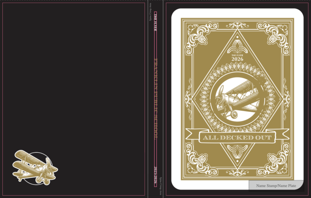 Picture of the 2025-2026 Yearbook Design. Parents of seniors: We are almost to the finish line, so don't forget to purchase a 2026 yearbook! They will be delivered to the school the first part of August. $55 to the office or Mrs. Sidman.