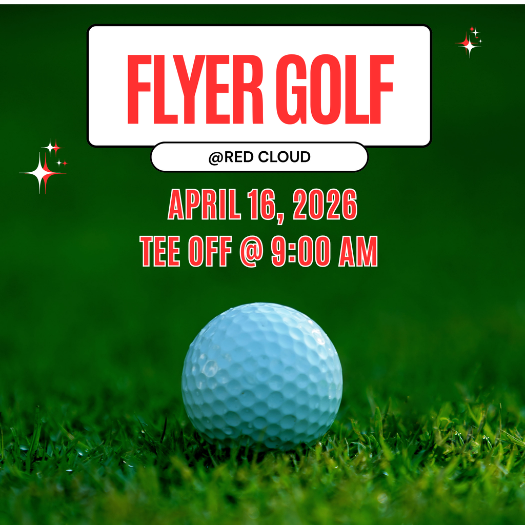 golf at red could at 9:00am  on April 16, 2026