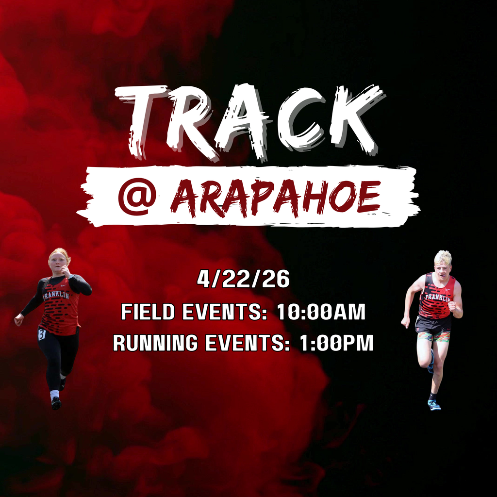 track and field at arapahoe at 10:00am, running at 1:00pm
