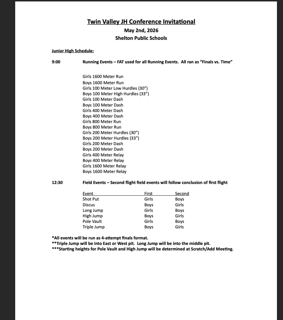 TVC Schedule