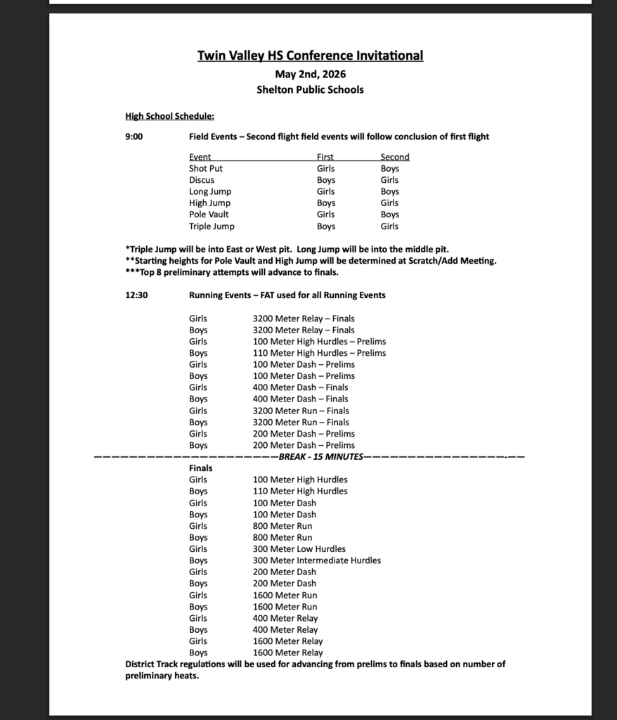 TVC Schedule
