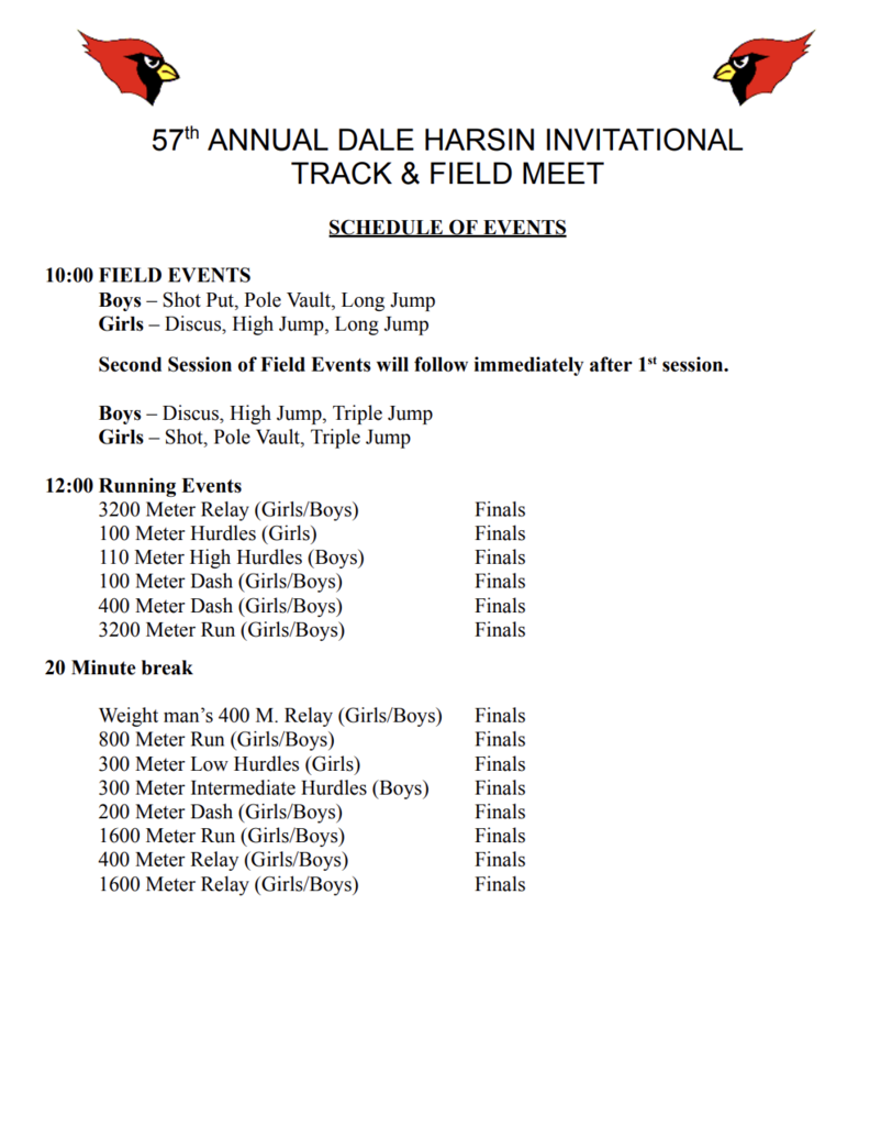 Schedule