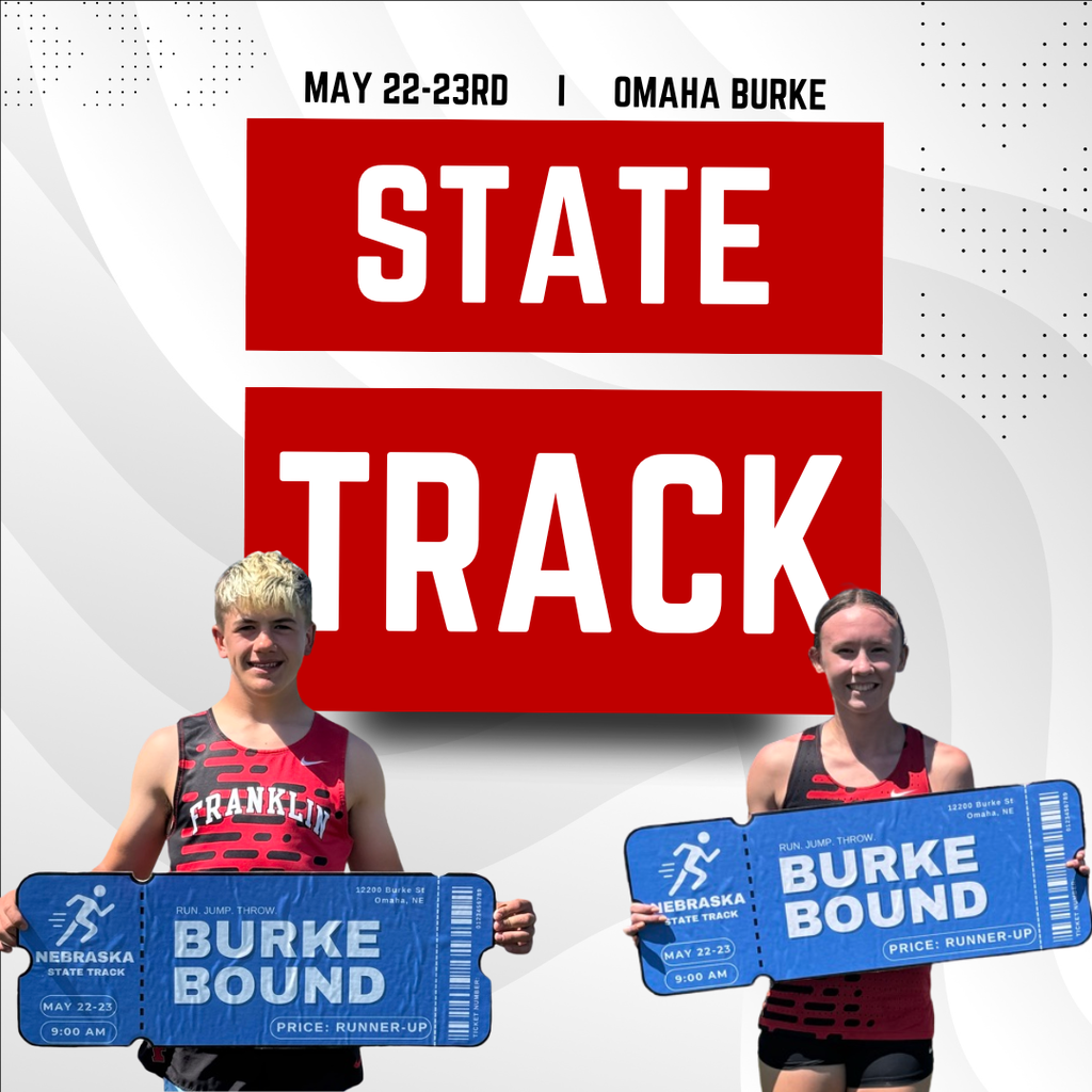 graphic for state track on May 22-23rd at Omaha Burke Stadium. 