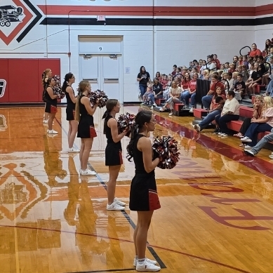 Cheering on the new year! Go Flyers!