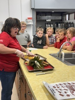 Picture of our 4th grade students at Animals Inside Out - 1