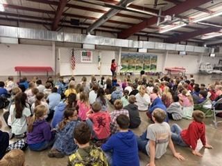 Picture of our 4th grade students at Animals Inside Out - 1