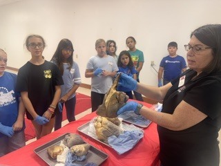 Picture of our 4th grade students at Animals Inside Out - 2