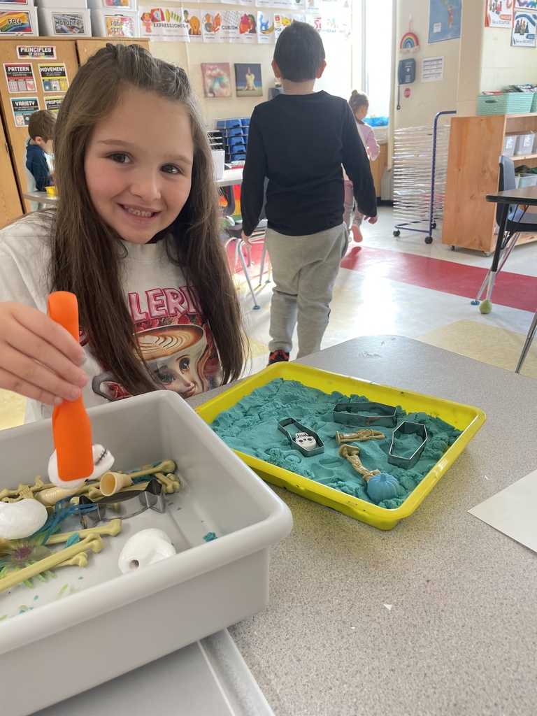 Children playing at Halloween Centers!