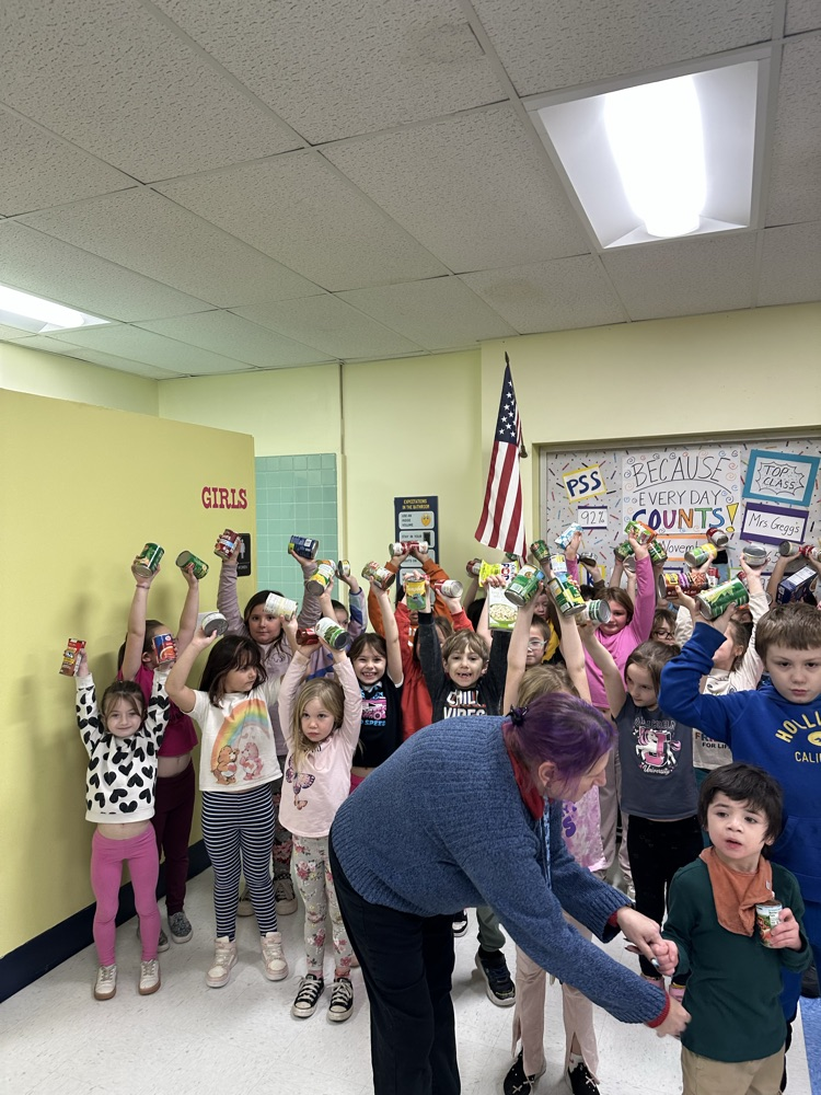 PSS canned food donation. 