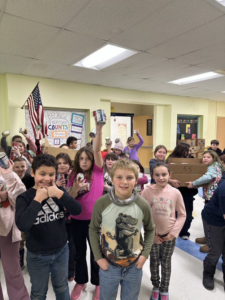 PSS canned food donation.