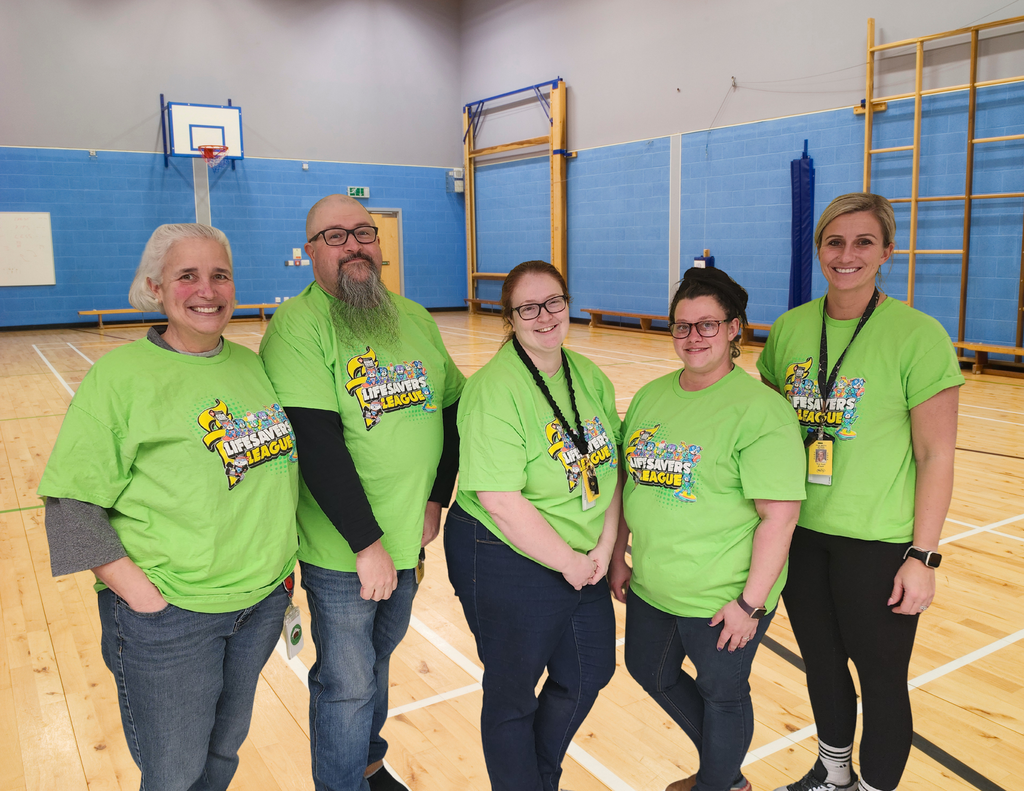 PSS Allied Arts Team (Kara Cole- Library, Tim Hazelton-Music, Bonnie Gilbert- Art, Cassie Easter- Library, Lauren Last- PE)