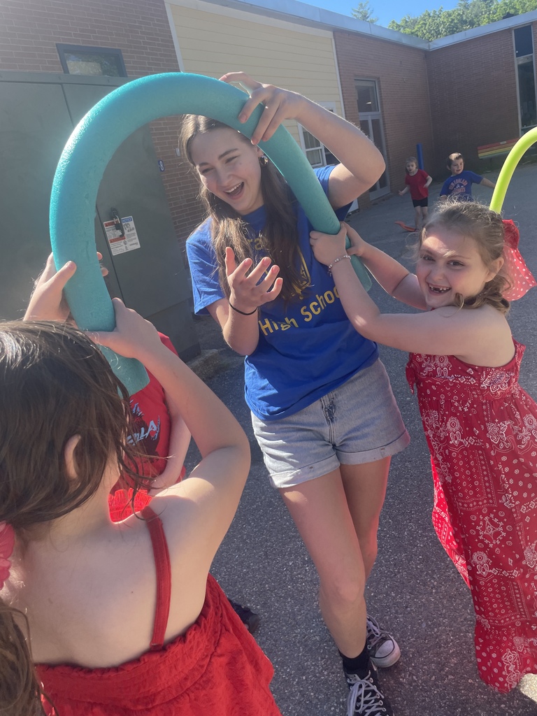 Limbo with our high school helpers.