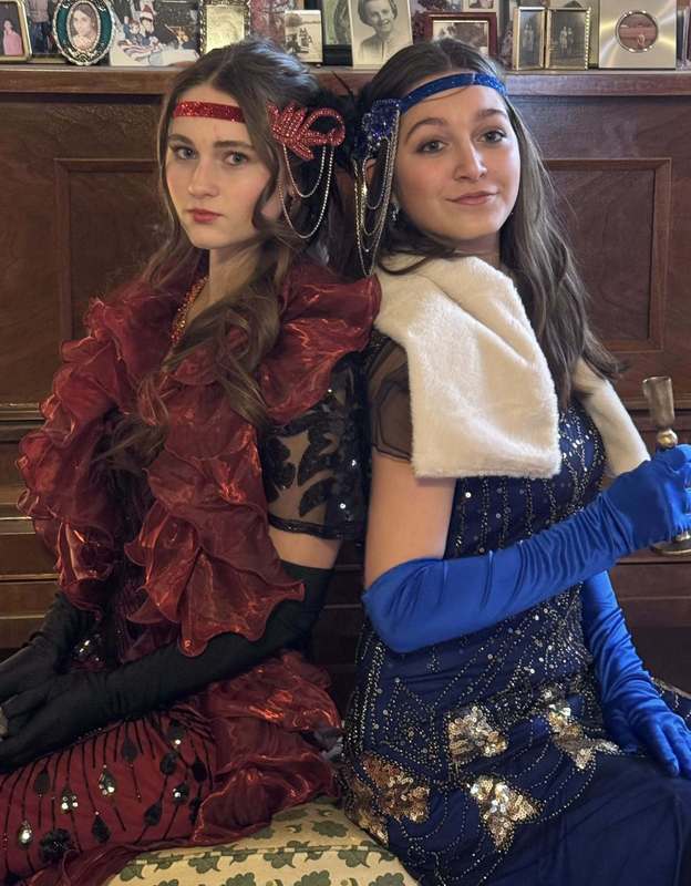 Miss Scarlett and Mrs. Peacock