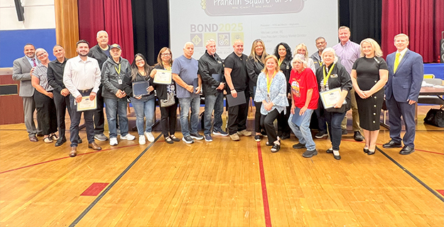 Our district recently honored our amazing transportation department, who was named as one of six Top Transportation Teams in North America by Transfinder Corporation in June. 
