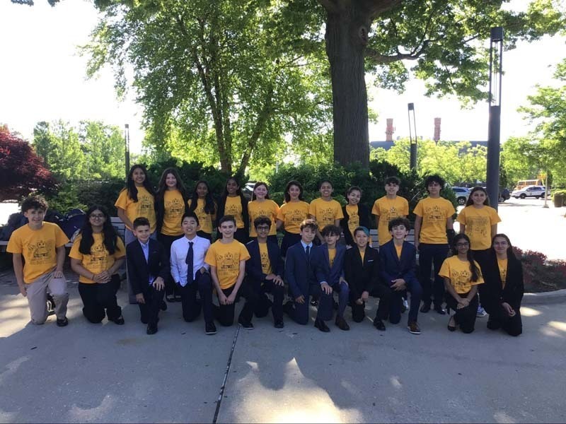 The district’s robotics team, comprised of 14 sixth grade students from all three school buildings, competed against 13 teams from across New York State at the STEP Statewide Robotics Competition