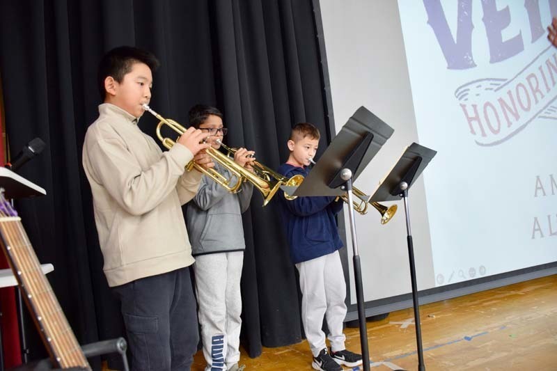 Student band performing.