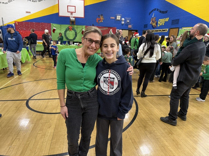 Students and Families at Holiday Brunch