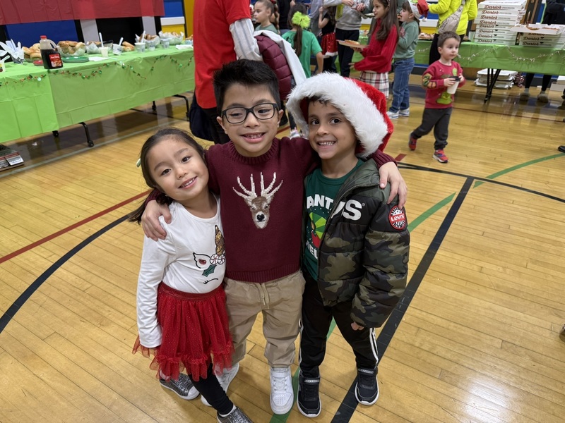 Students and Families at Holiday Brunch