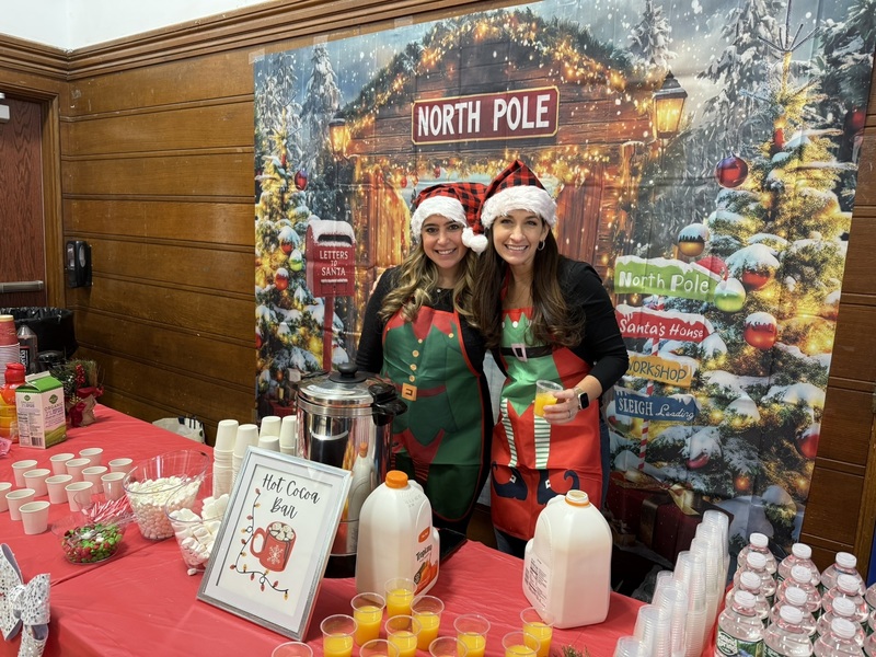 Students and Families at Holiday Brunch