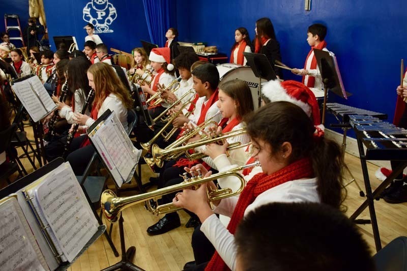 Polk Street School’s band and chorus students