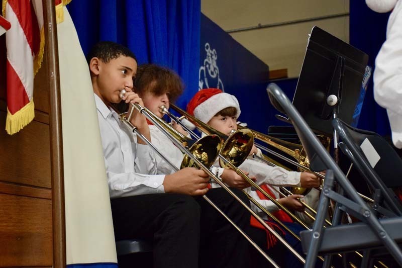 Polk Street School’s band and chorus students