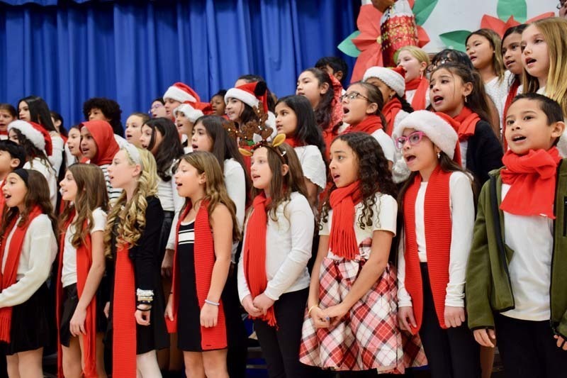 Polk Street School’s band and chorus students