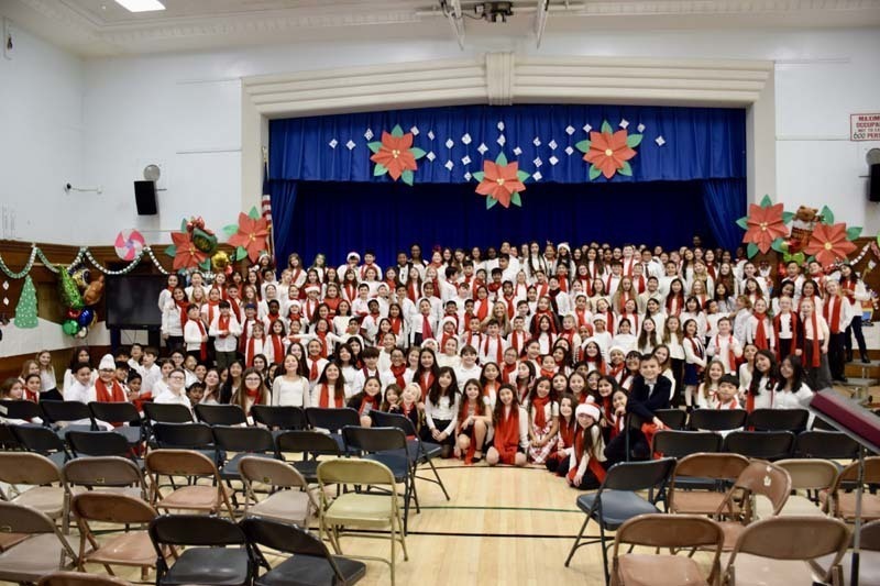 Polk Street School’s band and chorus students