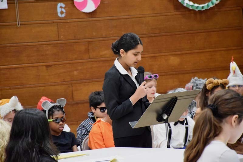 Polk Street School’s fifth graders recently stepped into the world of law with a creative fairytale spin during their presentation of “The Trial of Goldilocks.”