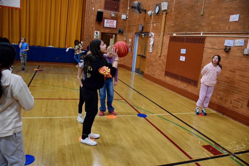 Fifth and sixth grade students are staying active and building teamwork skills in the second annual after-school intramural program, hosted at John Street School.