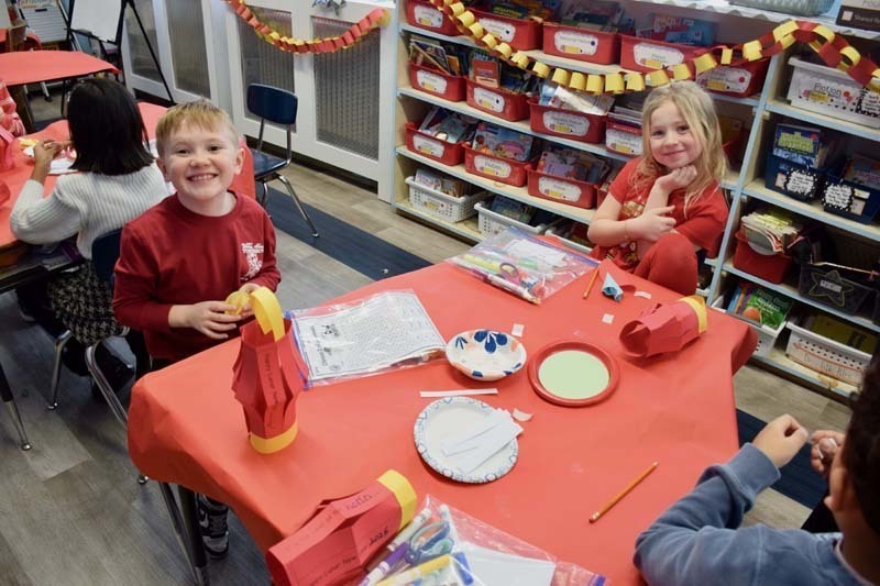WSS Third Graders Celebrate Lunar New Year 