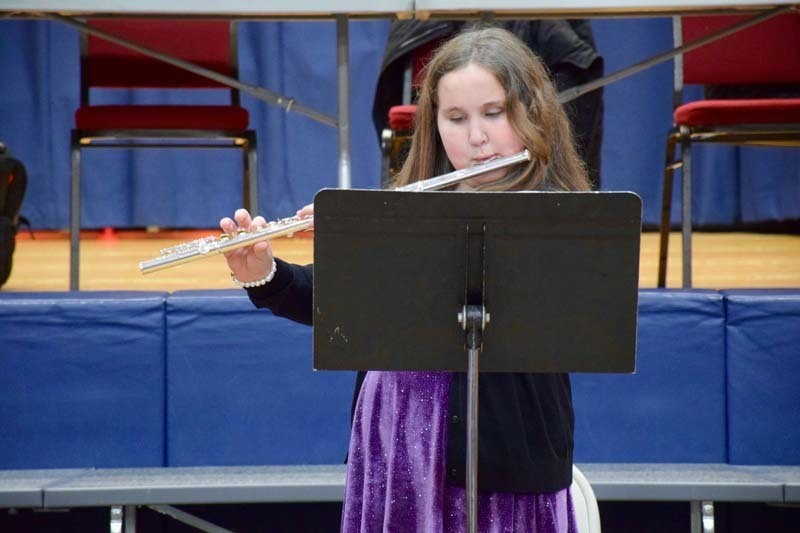 The district celebrated Music in Our Schools Month with special student performances and recognitions during the board of education meeting on March 11.