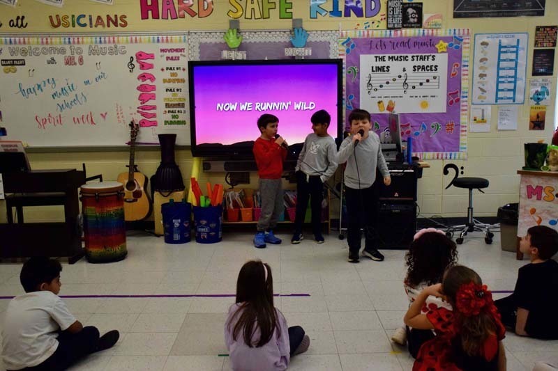 To celebrate Music in Our Schools Month, John Street School’s music department hosted a music-themed Spirit Week from March 23-27.