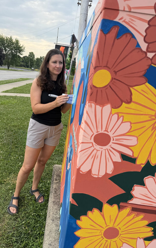 Christina Hollering, FC Alum commissioned to paint in Wanamaker