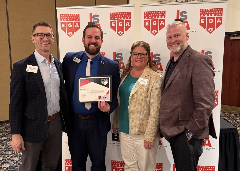 Zach Smith Howard recognized  at the Region 8 Spring Meeting