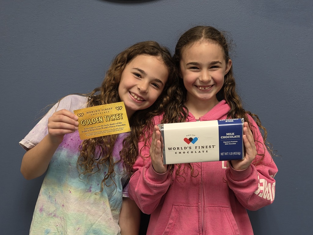 Twin sisters win the World's Finest Chocolate golden ticket