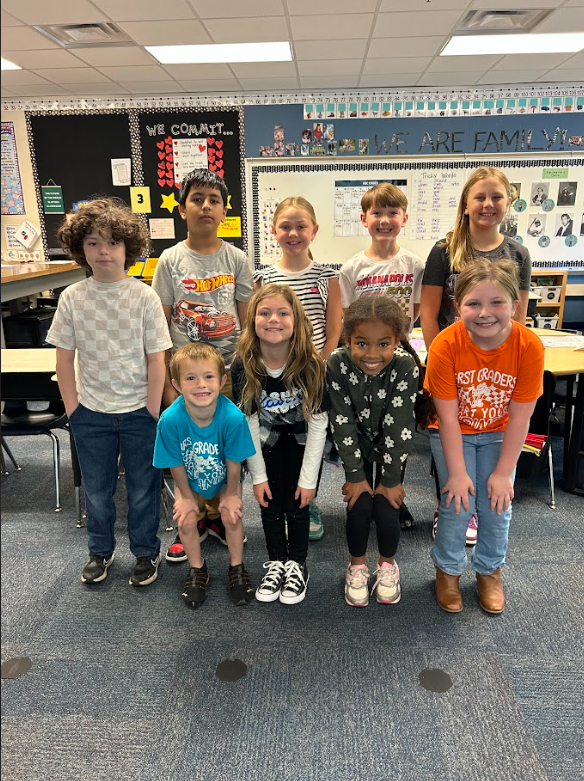 group of students smiling
