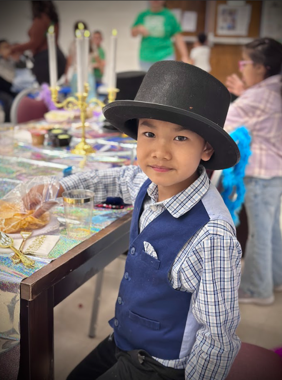 Student in top hat