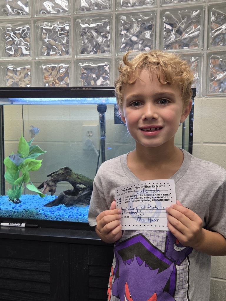 Student with Pawsitive Office Referral