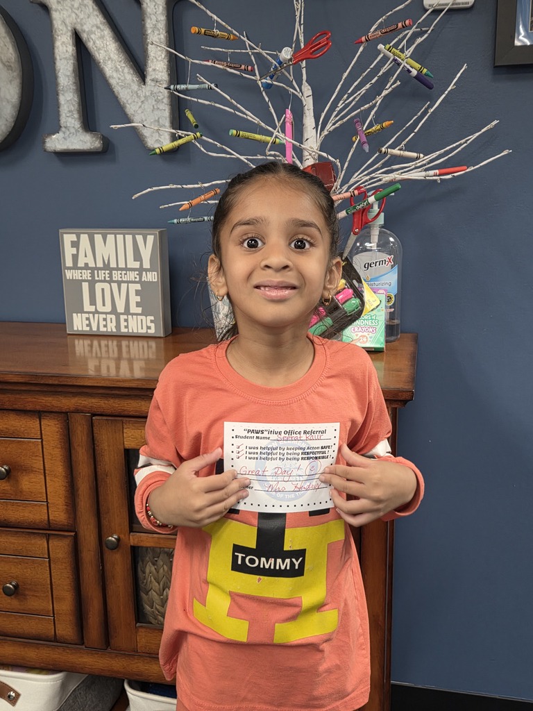 Student with Pawsitive Office Referral