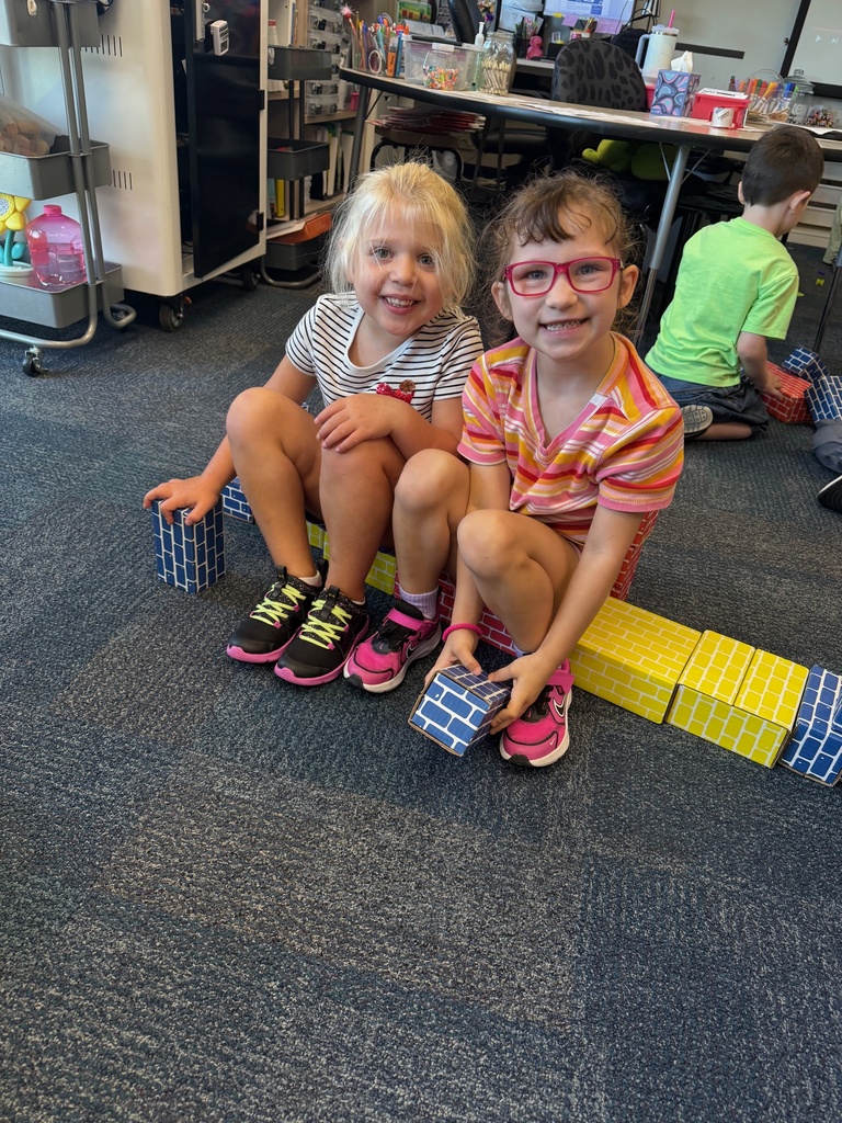 Kindergarten students during indoor recess