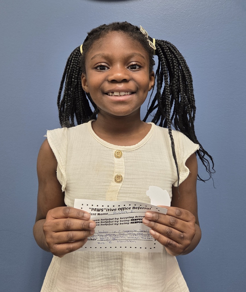 Student with Pawsitive Office Referral