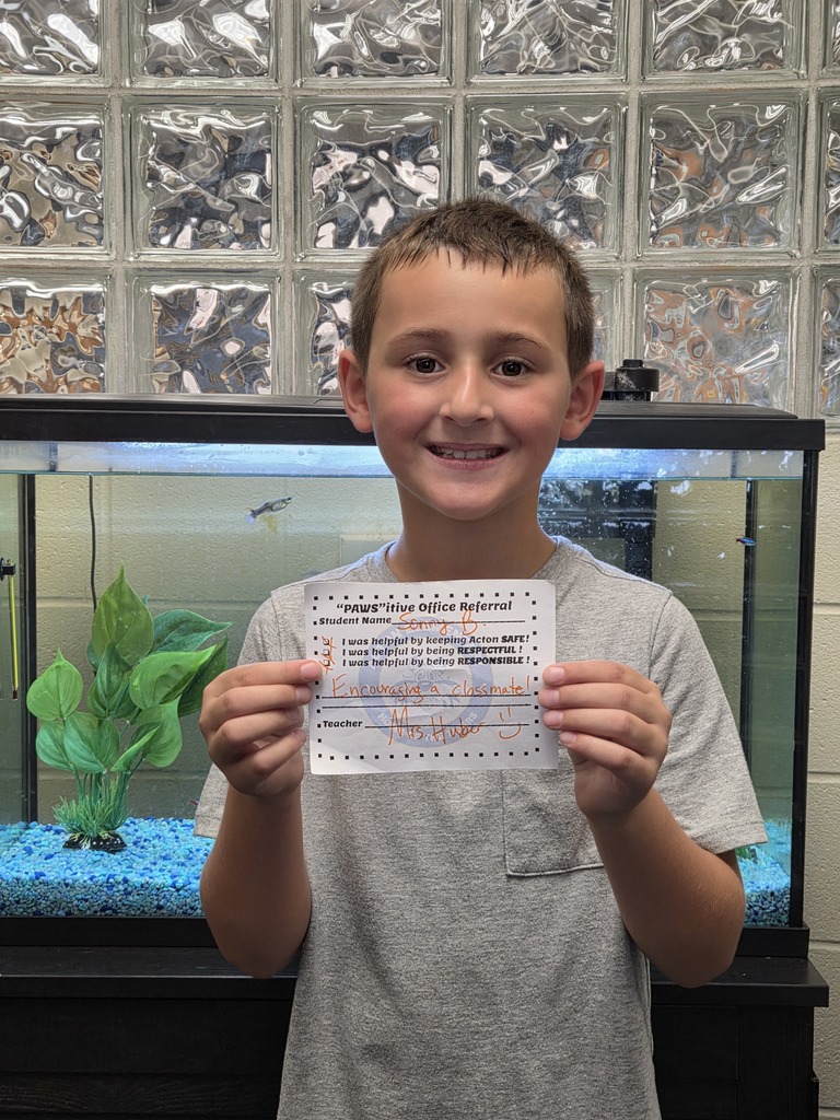Student with Pawsitive Office Referral